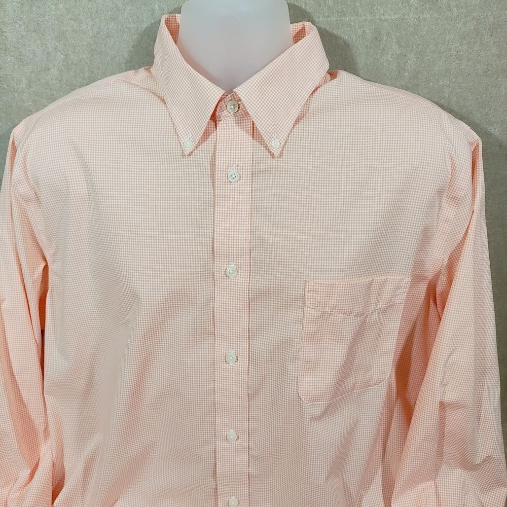 Lauren Ralph Lauren Orange Plaid Long Sleeve Button Down Shirt #5
